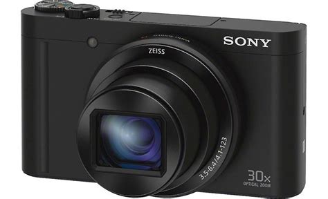 Sony Cyber Shot Dsc Wx Black Megapixel Digital Camera With X