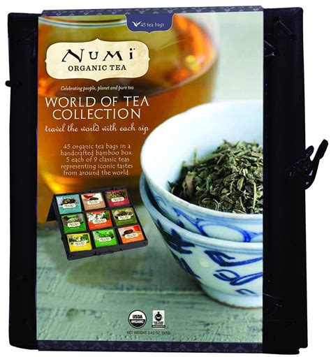 Numi Organic Tea World Of Tea Collection Gift Set Of Assorted Teas In