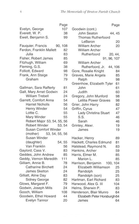 A Guide to the Memorials of Bruton Parish Church | Bruton Parish