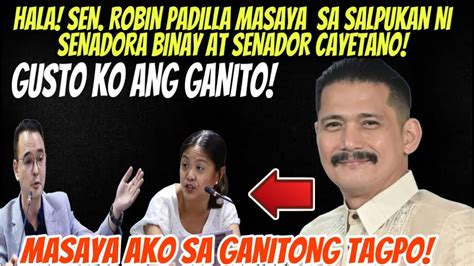 ROBIN PADILLA NAGUSTUHAN ANG SALPUKAN NI SEN NANCY BINAY AT SEN