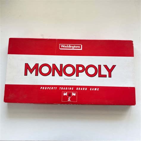 Monopoly Waddingtons Property Trading Board Game S