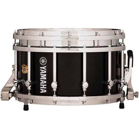 Yamaha Piccolo Sfz Marching Snare Drum 14x9 Inch Black Forest Chrome