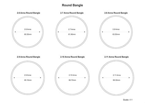 Bangle Size Chart – SAVI GEMS