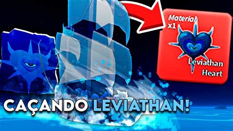 CaÇando O Leviathan No Blox Fruits Update 20 Roblox Ajudando