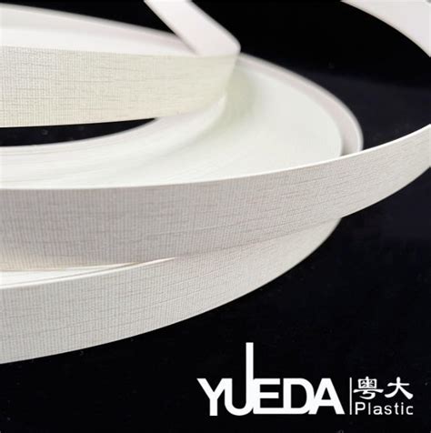 Yueda White Pvc Banding Tape Pvc Edge Band Extrusion Line Self Adhesive