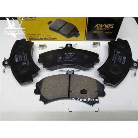 Advics Disc Brake Pad Proton Waja Perodua Alza Front Genuine Brek