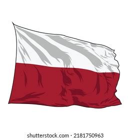 Polish Flag Vector Art Image Illustration Stock Vector (Royalty Free ...