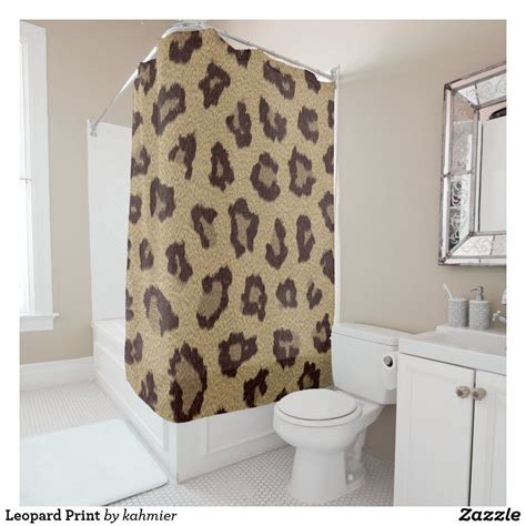 Leopard Print Shower Curtain