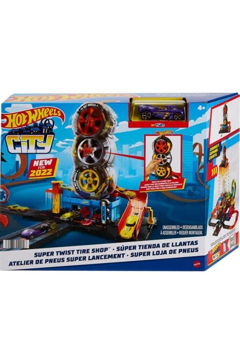 HOT WHEELS City Tekerlek Kulesi Oyun Seti Arabaların Tekerleğin Içinden Geçmesini Sağlamak Için