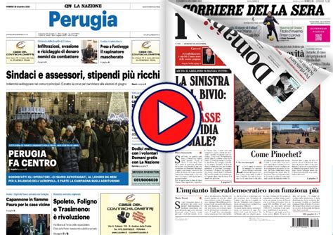 La Rassegna Stampa Live Del Dicembre Prime Di Copertina