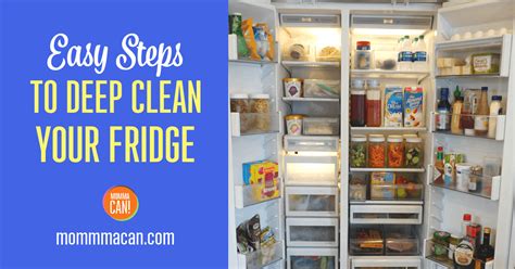 Easy Steps To Deep Cleaning Your Fridge