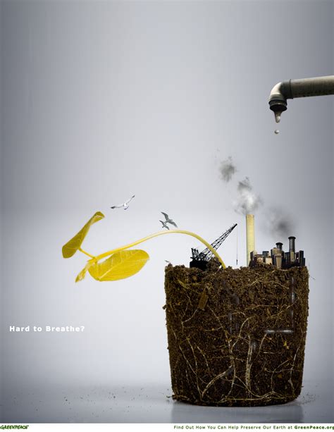 Greenpeace Anti Pollution Ad Ads Print Social Campaign Social