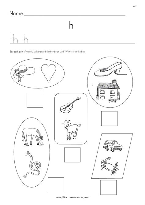 Initial Sounds Worksheets Sound It Out Phonics