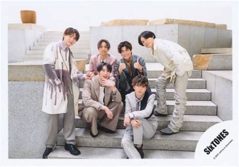 駿河屋 Sixtones集合6人横型・全身sixtones 「ポートレートシリーズ」オリジナルフォト公式生写真（男性生写真）