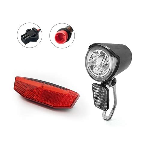 Electric Bike Lights 6-60V Led Front and Rear Light - Emotoer