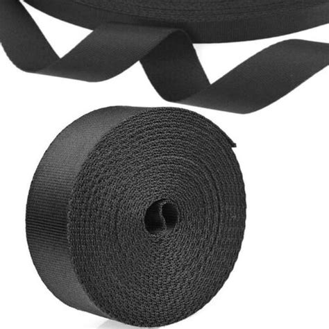 Yards Inch Wide Black Nylon Heavy Duty Webbing Strap Heavy Straps