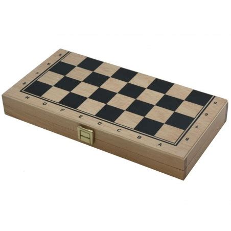 Coffret Jeu D Checs Pliant Complet En Bois Chiquier Et Pions Fran Ais