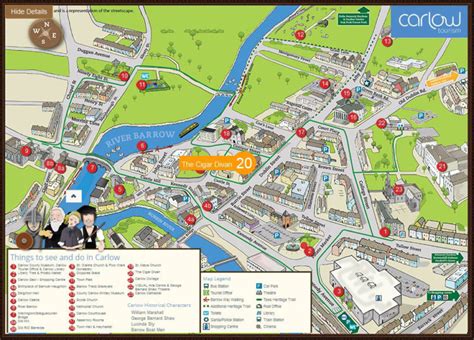 Carlow Town Map Carlow Tourism