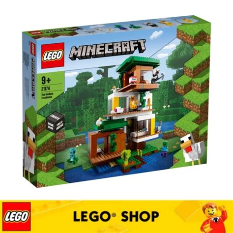 Lego Minecraft Modern Tree House Pieces Genuine Guarantee