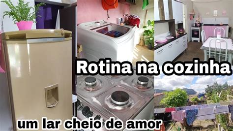 Vlog Rotina Na Cozinha Limpei E Organizei A Geladeira Cozinha