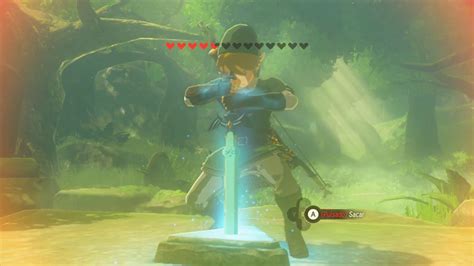 The Legend Of Zelda Botw Master Sword Test Youtube