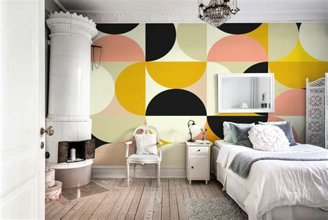 Mid Century Modern Wall Murals & Geometric Wallpapers | Happywall