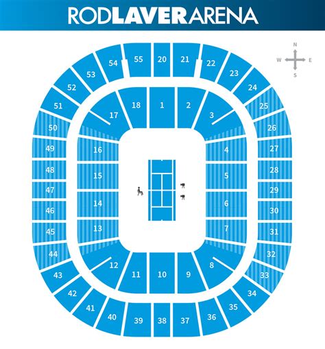 Rod Laver Arena Map