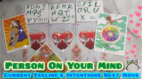 Person On Your Mind Current Feeling S Intentions Next Move Hindi Tarot