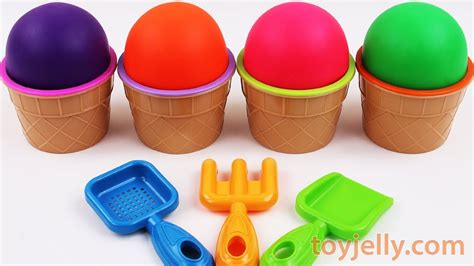 4 Colors Play Doh Ice Cream Cups Toy Story Suprise Eggs Mickey Mouse Surprise Eggs Nursery