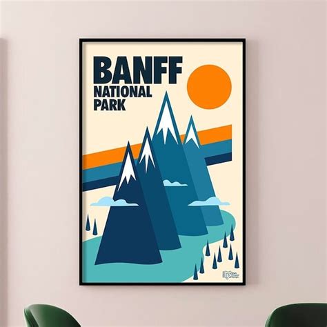 Retro Travel Poster Etsy