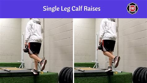 Single Leg Calf Raises Youtube