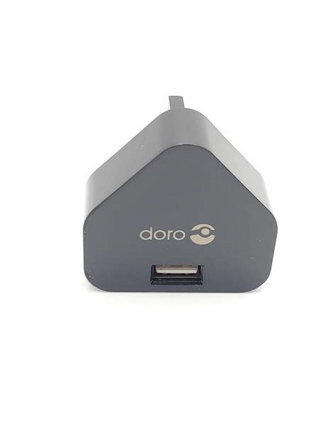 Genuine Doro Mains Wall Charger OR Micro USB Cable For 8028 8030 8040