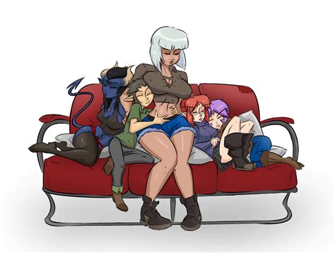 Party Couch By Clumzor Hentai Foundry