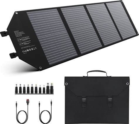 Amazon ROCKPALS SP003 100W Portable Solar Panel For Solar