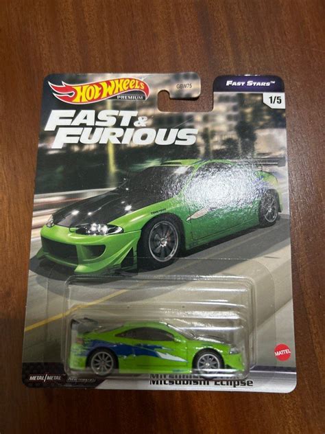 Hot Wheels Premium Fast And Furious Mitsubishi Eclipse Fast Stars Hobbies Toys Toys Games