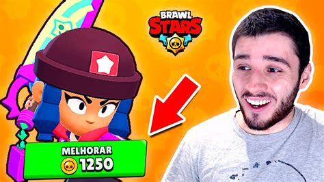 INCRÍVEL MELHOREI A BIBI PRO NÍVEL MÁXIMO E ME SURPREENDI Brawl