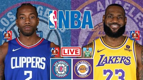 LA Clippers Vs Los Angeles Lakers NBA Live Scoreboard 2023 YouTube