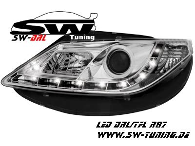 SW DRL Scheinwerfer Seat Ibiza 6J 2008 2012 LED Tagfahrlicht Chrome