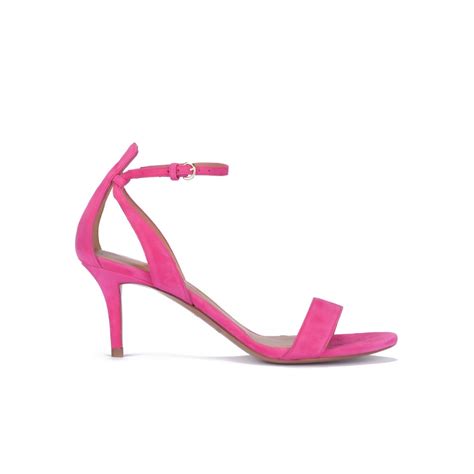 Sandalias Fucsia De Tac N Medio Tienda De Zapatos Pura L Pez Pura Lopez