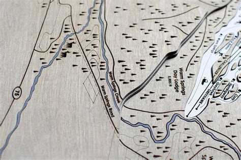 Sun Valley Ski Trail Map | 3D Wooden Ski Resort Map Art