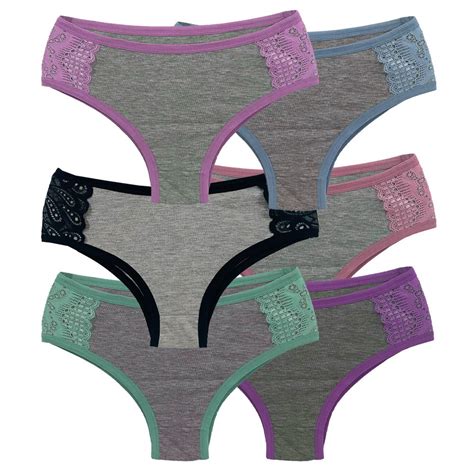 Kit Calcinha Algod O Renda Lateral Lingerie Femininas Shopee Brasil