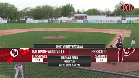 Varsity Baseball vs. Baldwin-Woodville : Prescott Community Television ...