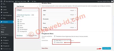 Tutorial Membuat Dan Mengedit Kategori Produk Oke Web Indonesia