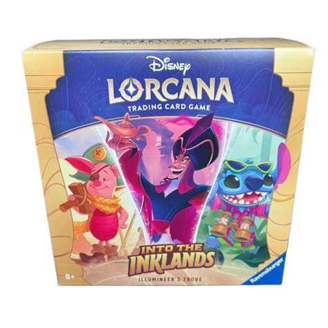 Disney Lorcana Tcg Into The Inklands Illumineers Trove Sealed Box Ebay