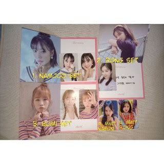 Jual Apink Photocard Chorong Bomi Naeun Namjoo Shopee Indonesia