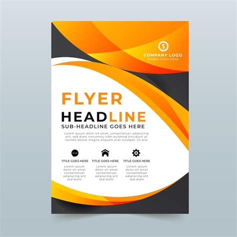 Premium Vector Corporate Business Flyer Design Vector