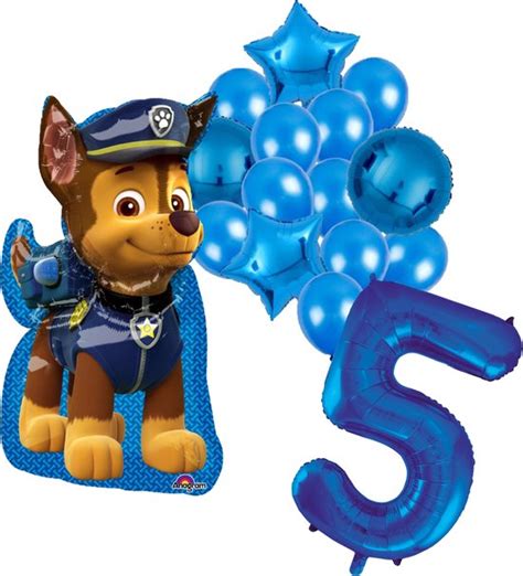 Paw Patrol Chase Ballon Set X Cm Folie Ballon Jaar