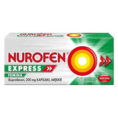 Nurofen Express Femina 200mg x10 kapsułek Apteka Polska APTE PL