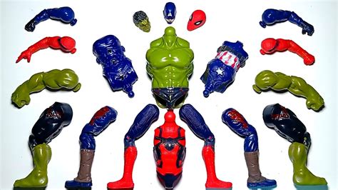 AVENGERS TOYS ASSEMBLE Marvel S Hulk Smash Spider Man Captain America