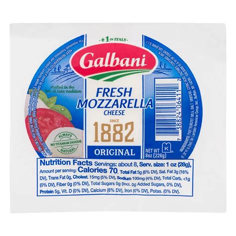 Galbani Cheese, Fresh Mozzarella, Original - Shop Cheese at H-E-B